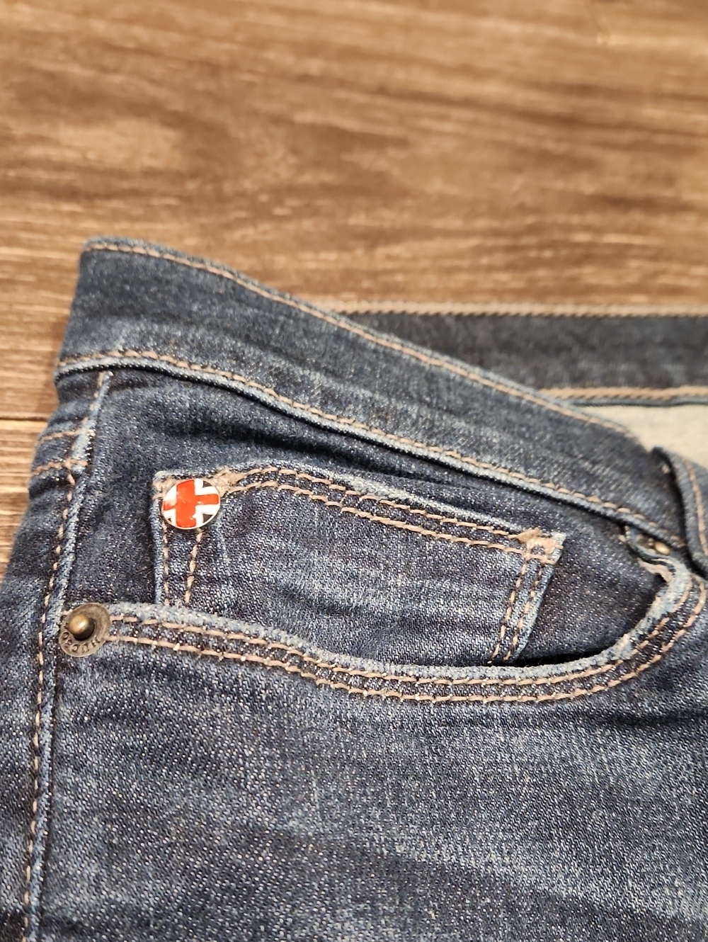 ❤️ HUDSON KRISTA SUPER SKINNY JEANS, 10 (30) - Picture 3 of 9